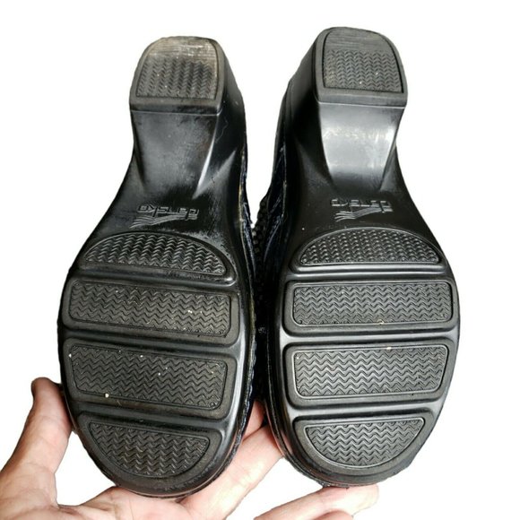 Dansko Deep Purple Solstice Side Button Clog Slip-On Shoes-Real Leather 7.5 - Picture 4 of 6